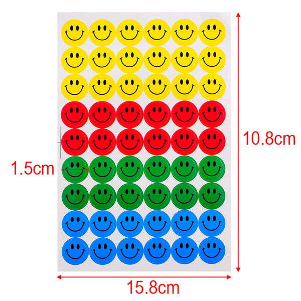 Vivid Smiley Face Sticker
