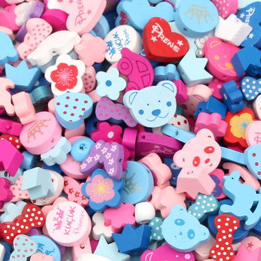 Kids Crafts Wooden Beads