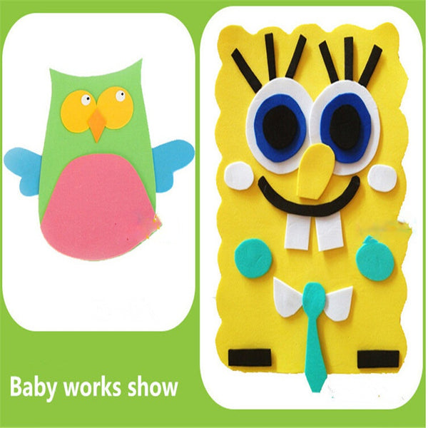 Kids DIY Crafts Paper Sponge