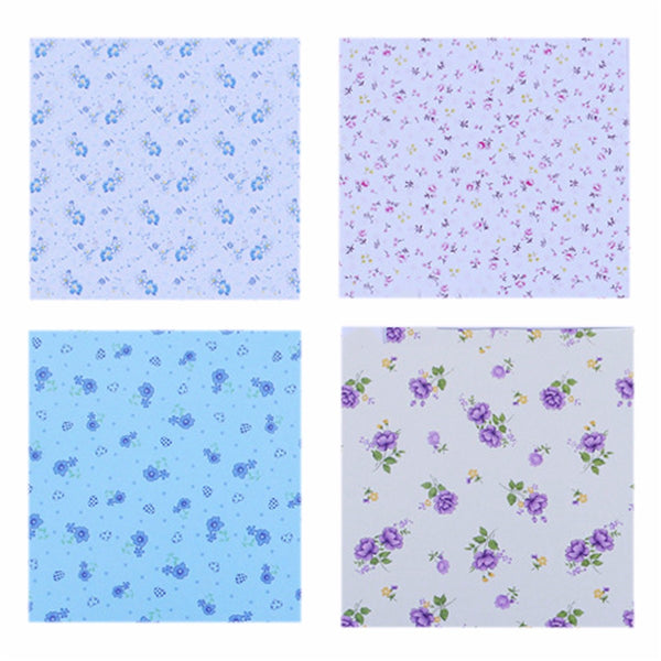 Cute Square Floral Origami Paper