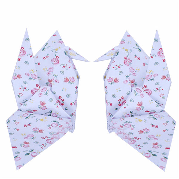 Cute Square Floral Origami Paper