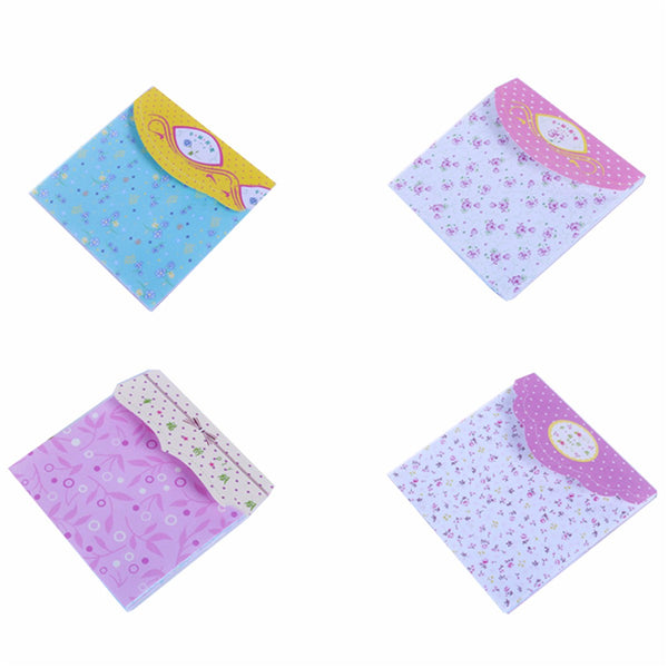 Cute Square Floral Origami Paper