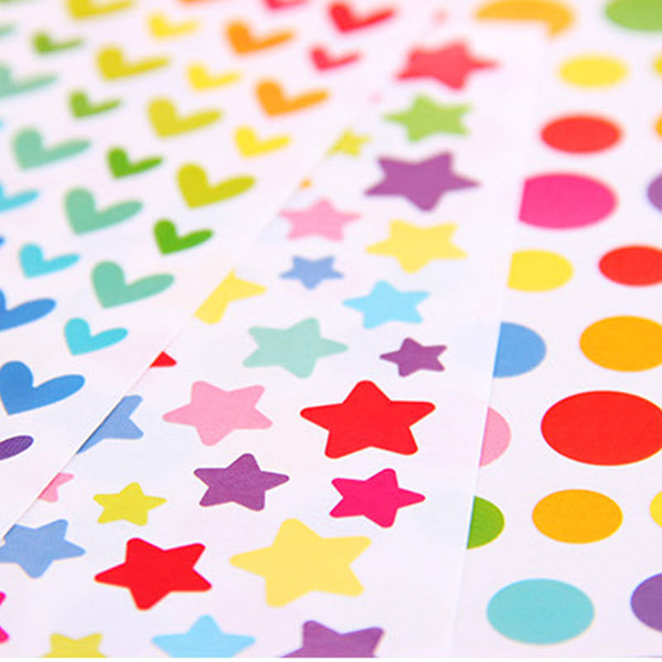 Colorful Shapes Kids Sticker