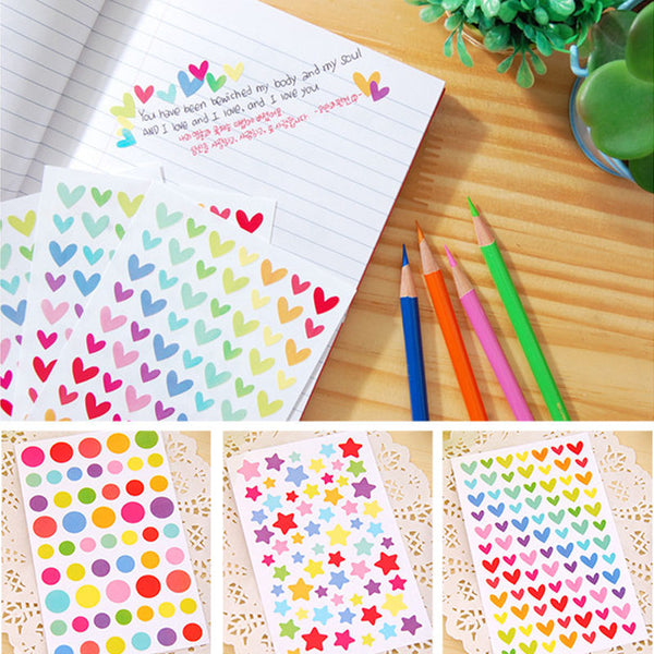 Colorful Shapes Kids Sticker