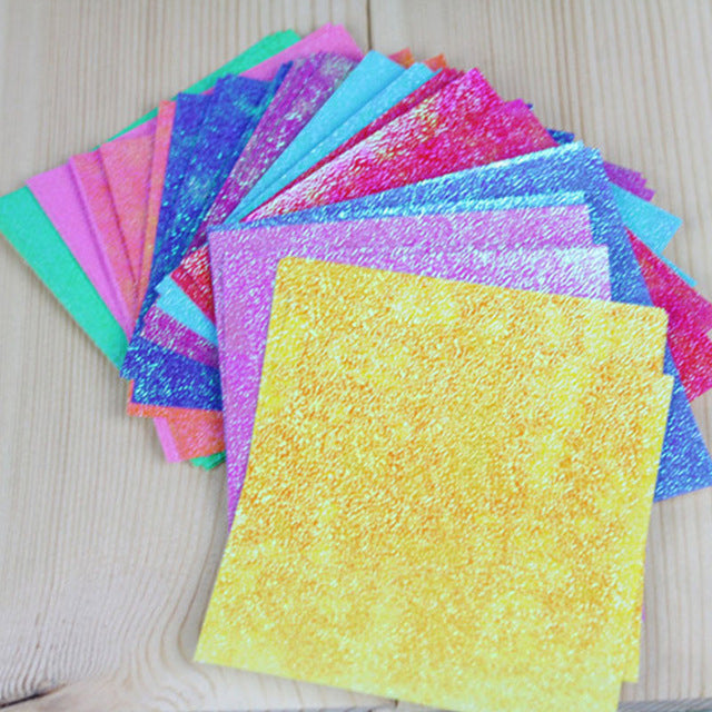 Tofficu 10 Sheets Cardstock Glitter Paper for Diy Crafts Decorative Sponge  Paper Folding Craft Paper Craft Making Papers Diy Colorful Sponge Papers