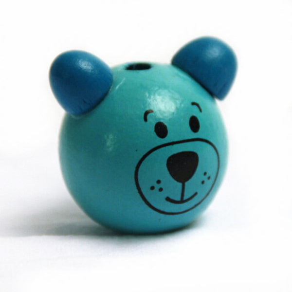 Cute Wooden Cartoon Beads