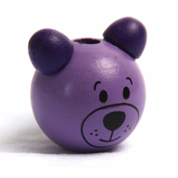 Cute Wooden Cartoon Beads