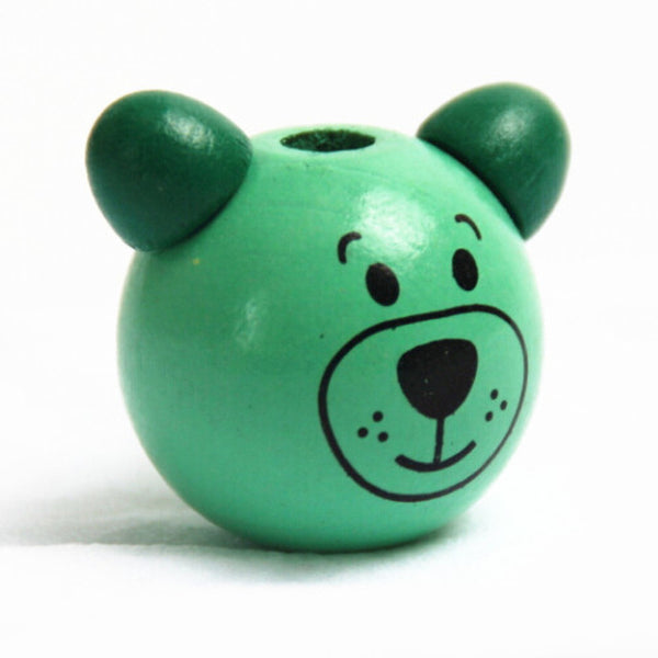 Cute Wooden Cartoon Beads