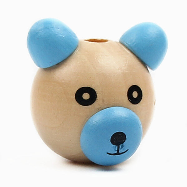 Cute Wooden Cartoon Beads