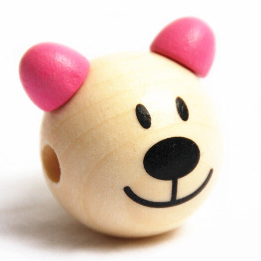 Cute Wooden Cartoon Beads