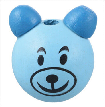 Cute Wooden Cartoon Beads