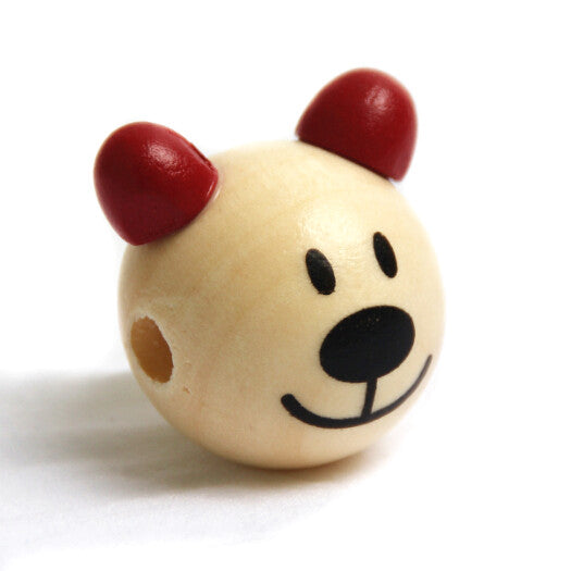 Cute Wooden Cartoon Beads