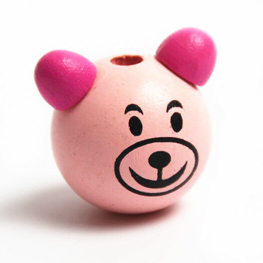 Cute Wooden Cartoon Beads