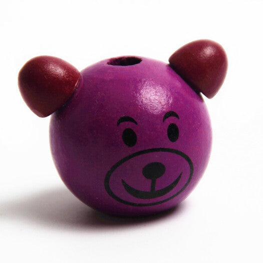 Cute Wooden Cartoon Beads